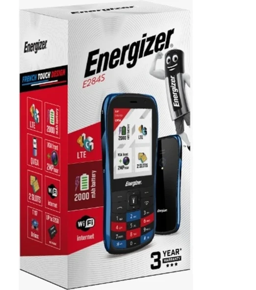 Energizer E248S 4g Tuşlu Telefon 2000MAH Çift Sim - 1