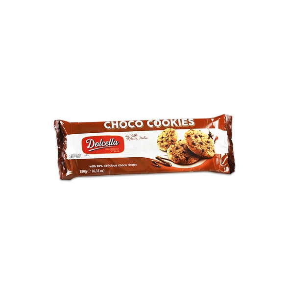 Dolcella Damla Çikolatalı Kurabiye 180 Gr. (1 Kutu) - 1