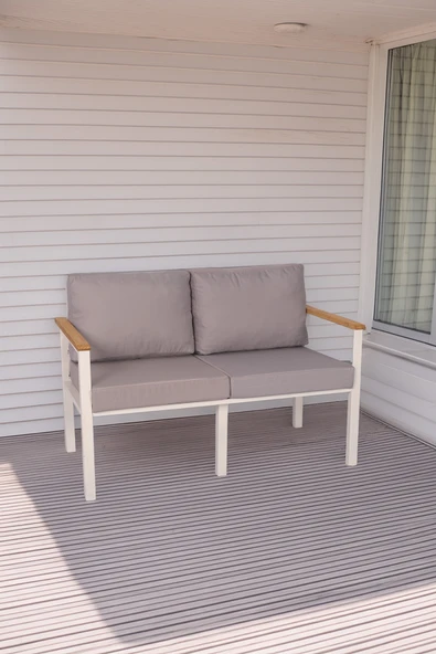 NEOKAS  Balkon Mobilyası, Bahçe Takımı, 1 ikili Koltuk, Kafe Koltuğu, Bekleme Alanı Koltuğu - Resim 4