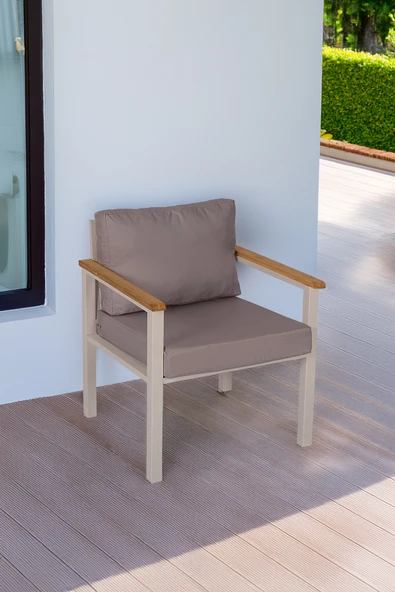 NEOKAS  Balkon Mobilyası, Bahçe Takımı, 1 Koltuk, Kafe Koltuğu, Bekleme Alanı Koltuğu - Resim 3