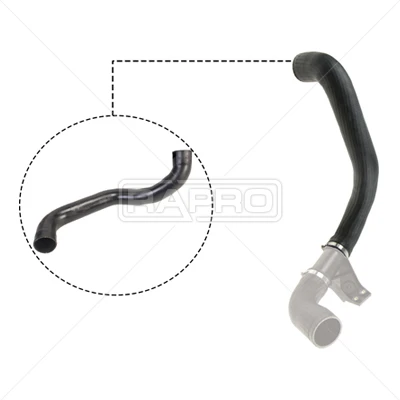 Mercedes Turbosarj Hortumu Sol (buyuk, Kod: Mq3/mq4/mq5) Mercedes Sprinter 901>905 96>06 - Rapro R28300 ürün görseli