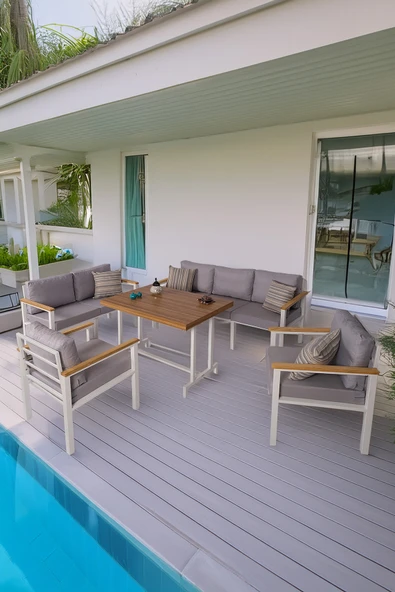 NEOKAS  Bahçe Mobilyası, 1 +1 +2+ 3+ Masa, Balkon Takımı, Kafe Koltuğu, Bekleme Alanı Koltuğu - Resim 2