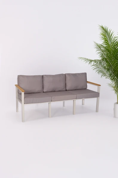 NEOKAS  Balkon Mobilyası, Bahçe Takımı, 1 üçlü Koltuk, Kafe Koltuğu, Bekleme Alanı Koltuğu - Resim 4