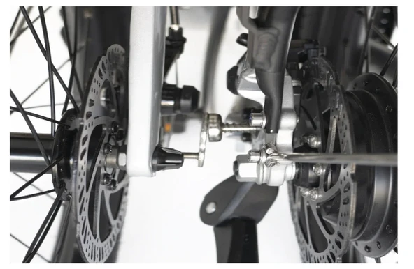 Alba Fold X Step Thru Katlanır Elektrikli Bisiklet (Antrasit) Md - Resim 7