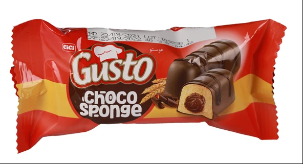 Cici Gusto Sponge Cake Çikolatalı 40 Gr. 24 Adet (1 Paket) - Resim 2