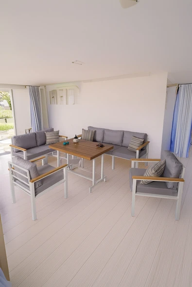 NEOKAS  Bahçe Mobilyası, 1 +1 +2+ 3+ Masa, Balkon Takımı, Kafe Koltuğu, Bekleme Alanı Koltuğu ürün görseli