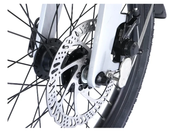 Alba Fold X Step Thru Katlanır Elektrikli Bisiklet (Antrasit) Md - Resim 6