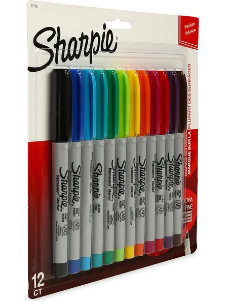 Sharpie Markör Permanent Ultra Fine Karışık Renk 12 Li - 2