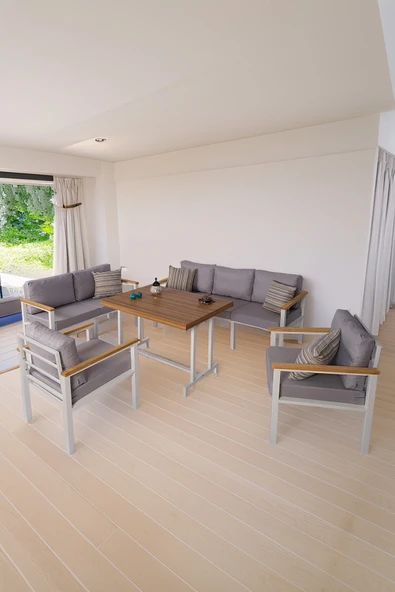 NEOKAS  Bahçe Mobilyası, 1 +1 +2+ 3+ Masa, Balkon Takımı, Kafe Koltuğu, Bekleme Alanı Koltuğu ürün görseli