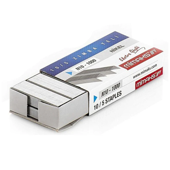 Küçük Zımba Teli N-10 10/ 5 Nikel 1000li ürün görseli