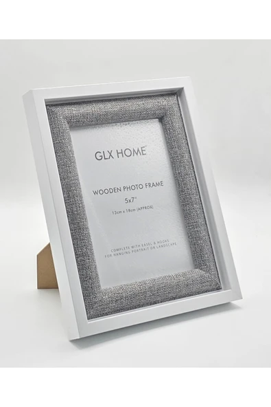 Galaxy HOME DEKORATİF AHŞAP RESİM ÇERÇEVESİ AYAKLI VE DUVARA ASMALI KREM ürün görseli 1