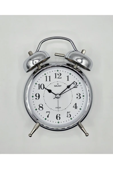 Galaxy Masa Saati Akar Saniyeli Metalik GLX-2526 ürün görseli 1