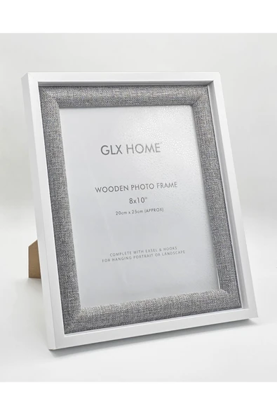 Galaxy HOME DEKORATİF AHŞAP RESİM ÇERÇEVESİ AYAKLI VE DUVARA ASMALI GRİ ürün görseli 1