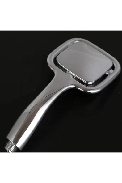 SUVİA Siyah Kare Duş Başlığı Yüksek Basınçlı Su Tasarruflu Yağmurlama Banyo Başlığı - 4