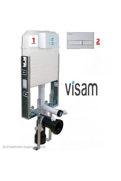 Visam Wisam gömme rezervuar slim 80