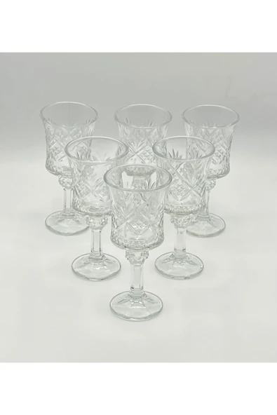 turzuccaciye Star Glass Berlin Stemware 6lı Kahve Yanı Su Bardağı 120 ML - Resim 2