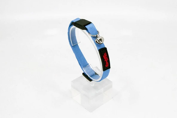 Tailpetz Easy & Safety Lock Çıngıraklı Ayarlanabilir Kedi Boyun Tasması MAVİ ürün görseli