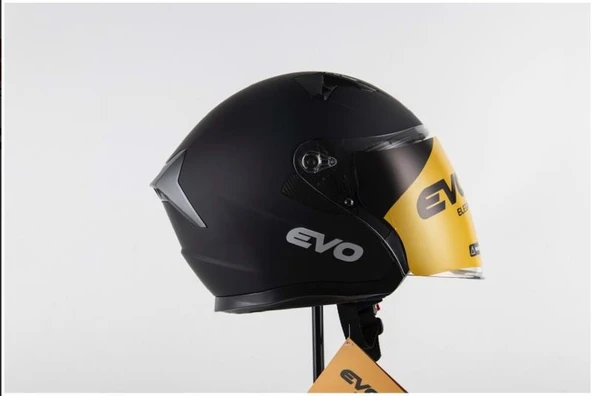 EVO ELEGANT 528 ÇENESİZ GÖZLÜKLÜ MOTOSİKLET KASKI - Resim 6