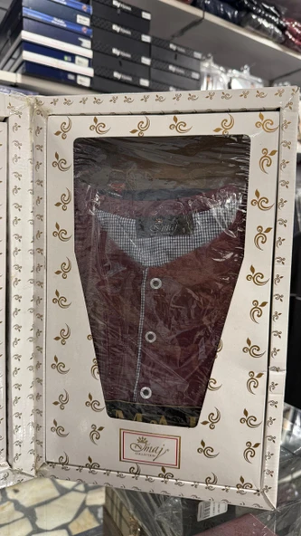 İmaj 03017 Lüks Damatlık 11 Parça Çeyiz Gömlek Pijama Saat Set - 5