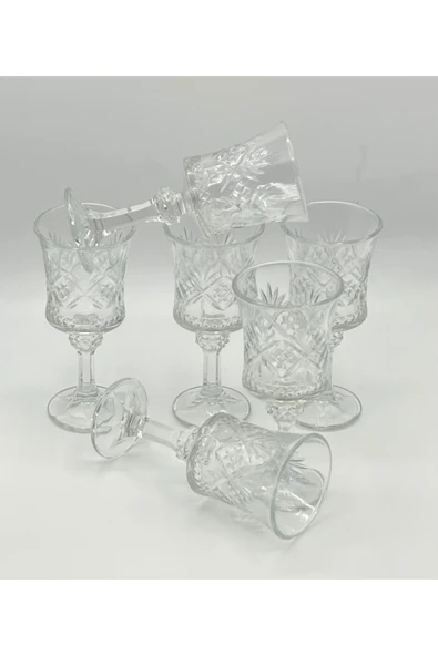 turzuccaciye Star Glass Berlin Stemware 6lı Kahve Yanı Su Bardağı 120 ML ürün görseli 1