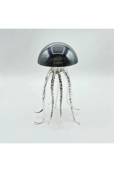 Furkan Dekoratif Metal Ayaklı Füme Kristal Cam Ahtapot Obje ürün görseli 1
