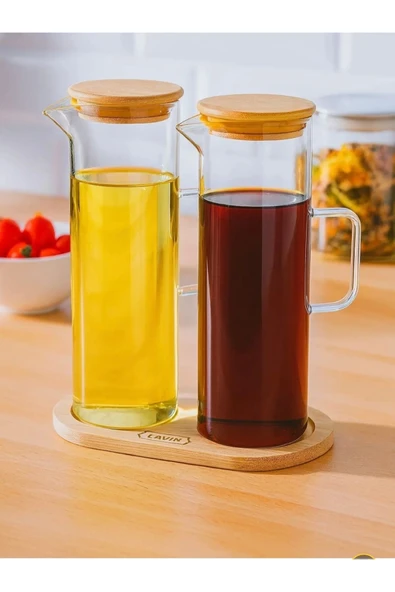 Lavin 2'li Borosilikat Cam Yağdanlık Seti 280 ML ürün görseli 1