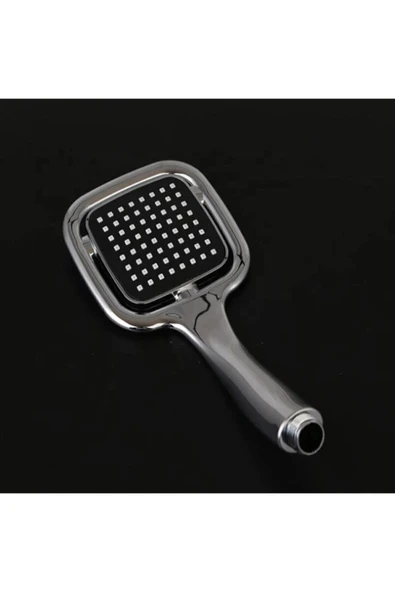 SUVİA Siyah Kare Duş Başlığı Yüksek Basınçlı Su Tasarruflu Yağmurlama Banyo Başlığı