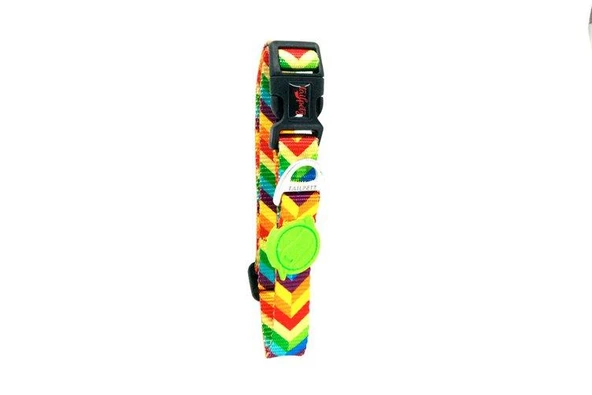 Tailpetz Rainbow Boyun Tasması XS - Resim 2
