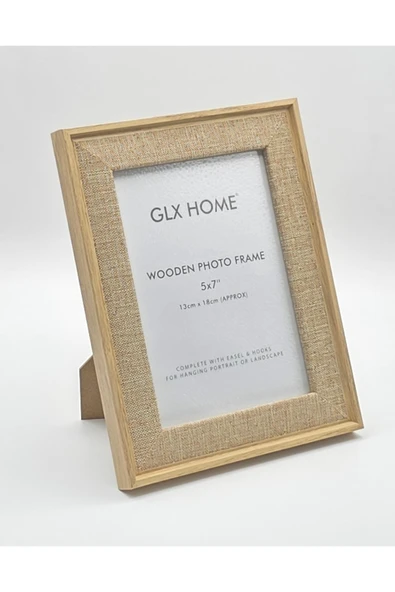 Galaxy HOME DEKORATİF AHŞAP RESİM ÇERÇEVESİ AYAKLI VE DUVARA ASMALI KAHVERENK ürün görseli 1