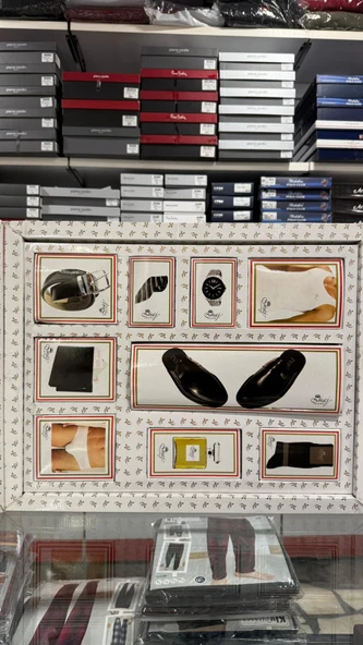 İmaj 03017 Lüks Damatlık 11 Parça Çeyiz Gömlek Pijama Saat Set - 9