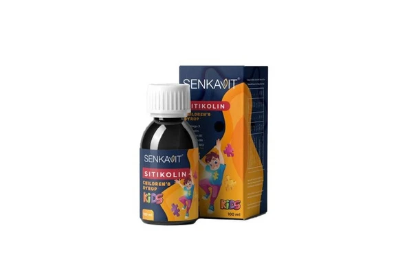 senkavit Kids Sitikolin + Omega 3 + Vitamin B1 +B6 + B12 içeren 100 Ml Şurup 3 Lü set - 2