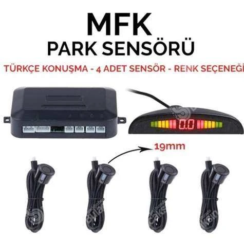 Unıversal Park Sensoru Be 750 19mm Ekranlı Turkce Konusan Siyah - Mfk 100-20 ürün görseli 1