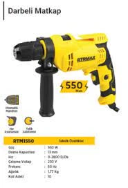 Rtrmax RTM1550 550 W Darbeli Matkap - 4