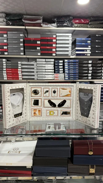 İmaj 03017 Lüks Damatlık 11 Parça Çeyiz Gömlek Pijama Saat Set - 8