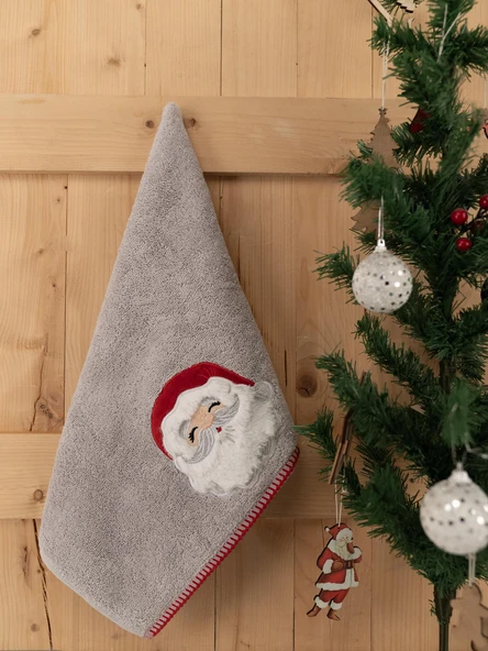 Pamuklu 2'li 45x70 cm Nakışlı Desenli Hediyelik Havlu Seti Baveno - Resim 8