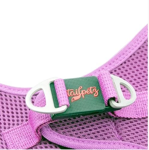 Tailpetz Air Mesh Harness Göğüs Tasması Mor Large - Resim 5