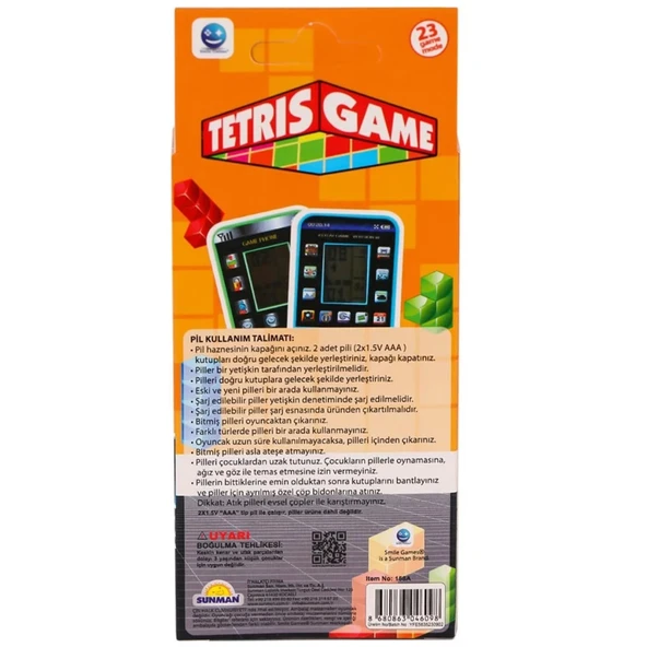 Tetris Game Tetris Oyun Konsolu 158A - Resim 2