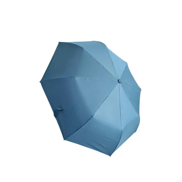 TK06 Katlanır Yarı  Lacivert Şemsiye