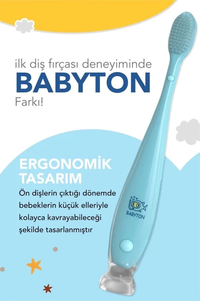 Babyton Silikon Diş Fırçası - 3