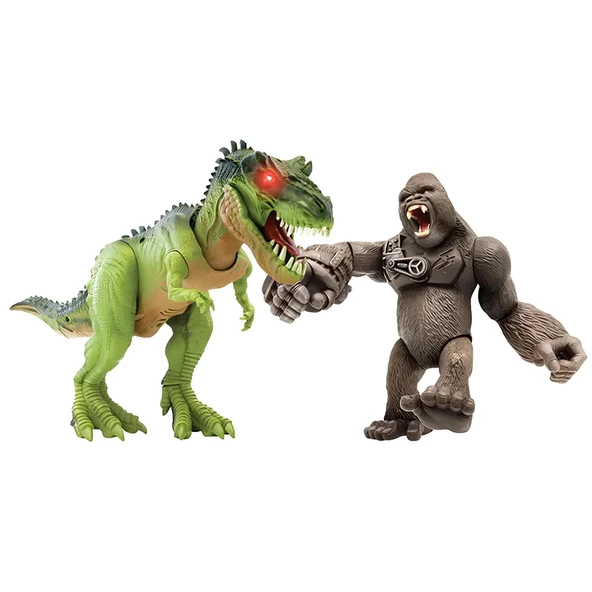 l Clash Gorilla vs Trex Sesli Işıklı Oyun Seti ürün görseli