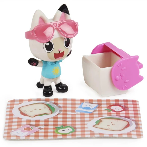 6062145 Gabbys Dollhouse Pandy Paws ve Carlita Araba - Resim 2