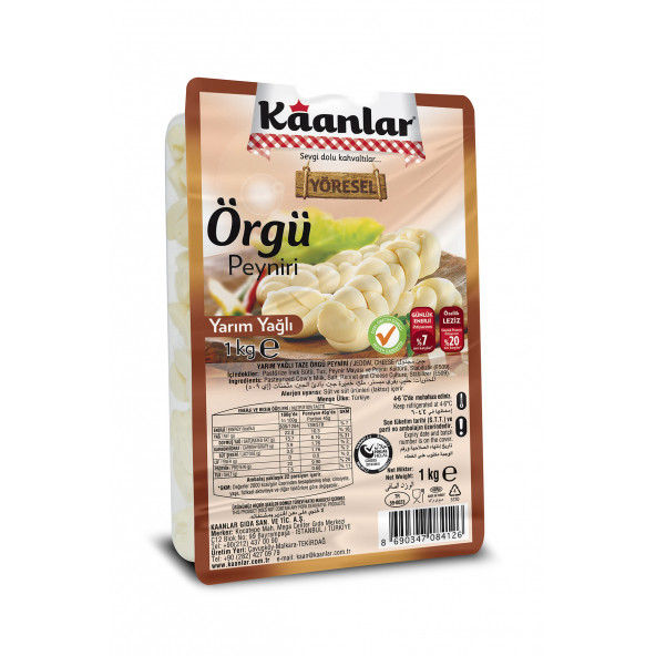 KAANLAR 1000 Gr Örgü Peyniri