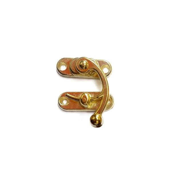 Yay Gözü, Ahşap Kutu Klipsi  Küçük 28x33 mm, Sarı, 1 Adet