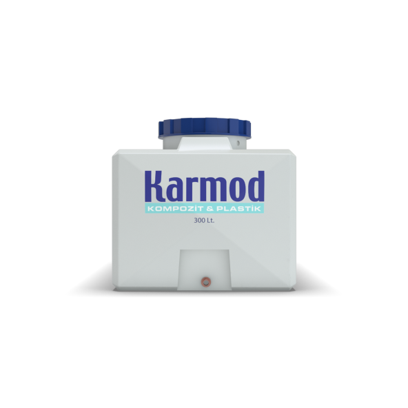 300 Litre Polietilen Prizmatik Su Deposu - Beyaz - 2