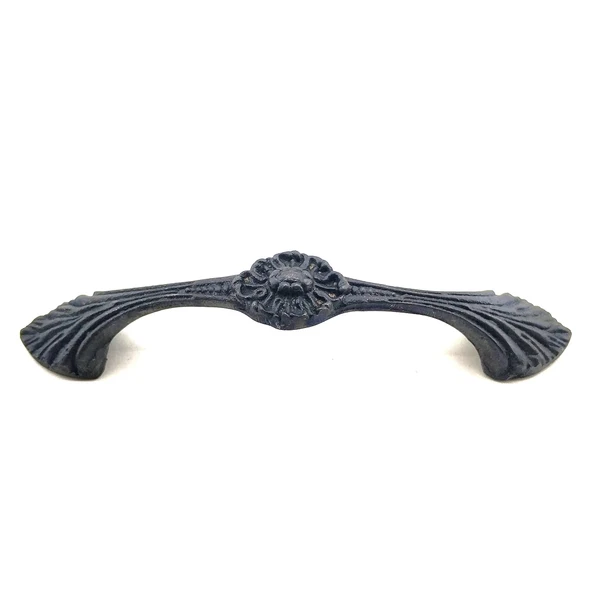 Antika Tarz Dekoratif Pirinç Göz Mobilya Kulbu  21x127 mm, Oksit