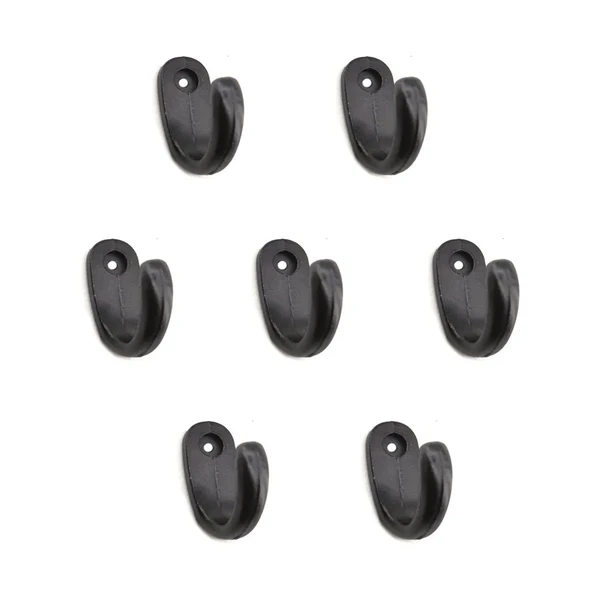 Büyük Tekli Fincan Askı, Dekor Askısı Siyah, 12x23x30 mm - 2