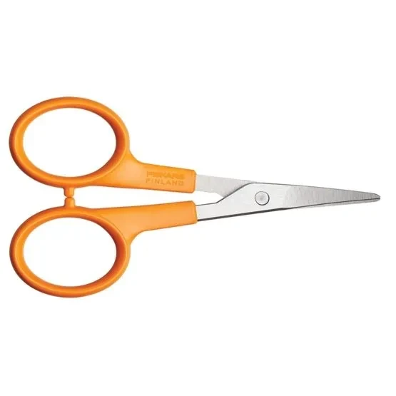 Fiskars 9808 M204 Kavisli Nakış Aplike Makası No 4 inç / 10 cm  Paslanmaz Çelik