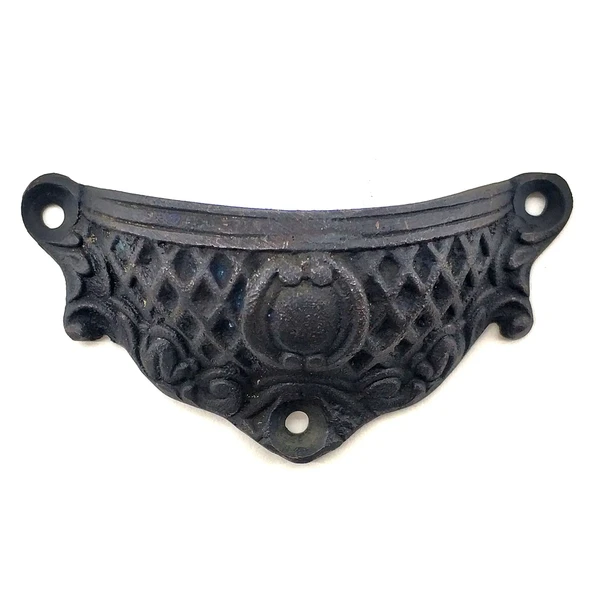 Antika Tarz Dekoratif Pirinç Anıt Tas Mobilya, Çekmece Kulbu  48x90 mm, Oksit