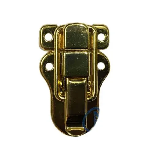 Sandık, Kutu Klipsi, Ön Kilidi 48x30mm, Altın, 1 Adet