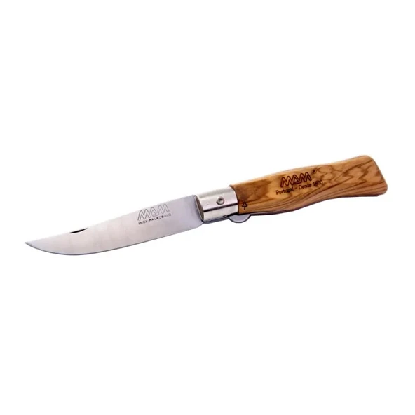 Mam Palaçoulo Filmam Douro 2148 Kahverengi Kamp Çakı 20cm Manuel, Zeytin Ağacı Sap, Kilitli
